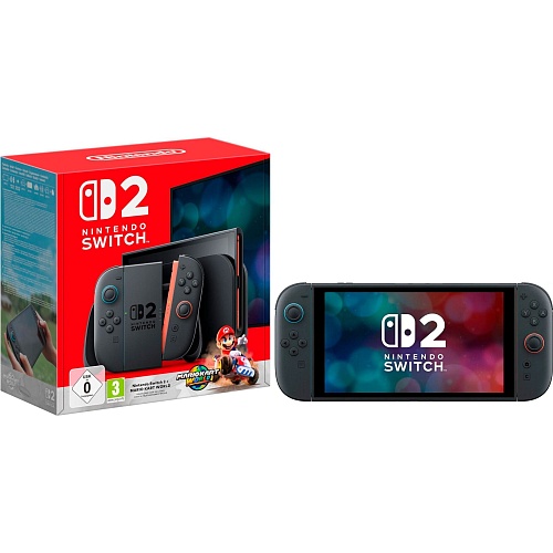 Портативна ігрова консоль Nintendo Switch 2 Black Mario Kart World Bundle (0045496321529) - придбати в Дніпрі, Україні: ціна, характеристики | інтернет-магазин TOUCH Портативна ігрова консоль Nintendo Switch 2 Black Mario Kart World Bundle (0045496321529) - придбати в Дніпрі, Україні: ціна, характеристики | інтернет-магазин TOUCH