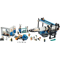 Конструктор LEGO City Космопорт, майданчик для збирання та транспорт для перевезення ракет (60229) - придбати в Дніпрі, Україні: ціна, характеристики | інтернет-магазин TOUCH