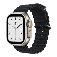 Ремінець Ocean Band для Apple Watch 42/44/45/46/49mm Black - придбати в Дніпрі, Україні: ціна, характеристики | інтернет-магазин TOUCH