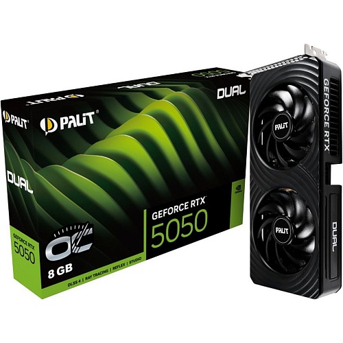 Відеокарта Palit GeForce RTX 5050 Dual OC (NE65050S19P1-GB2070D) UA - придбати в Дніпрі, Україні: ціна, характеристики | інтернет-магазин TOUCH Відеокарта Palit GeForce RTX 5050 Dual OC (NE65050S19P1-GB2070D) UA - придбати в Дніпрі, Україні: ціна, характеристики | інтернет-магазин TOUCH