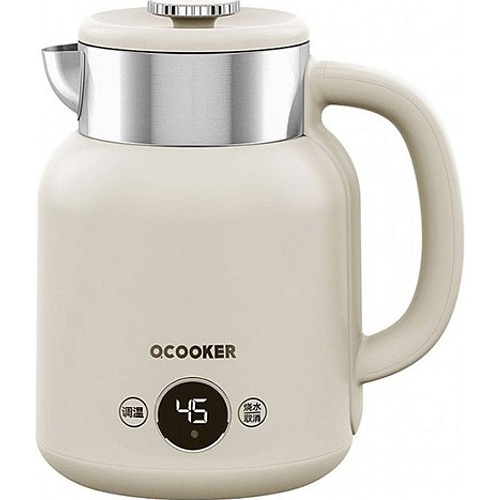 Електрочайник Qcooker CR-SH1501 White - придбати в Дніпрі, Україні: ціна, характеристики | інтернет-магазин TOUCH