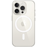 Чехол Clear Case with MagSafe для Apple iPhone 15 Pro Transparent AAA