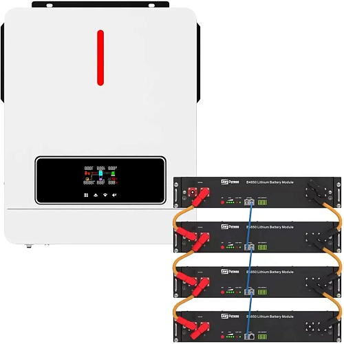 Гібридний сонячний інвертор JYsupsys MPS-6200 + АКБ 4 х Dyness B4850 LiFePO4 2400Wh - придбати в Дніпрі, Україні: ціна, характеристики | інтернет-магазин TOUCH