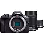 Беззеркальный фотоаппарат Canon EOS R100 Kit RF-S 18-45mm + RF-S 55-210mm IS STM (6052C036)