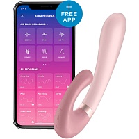 Вибратор-rabbit с подогревом Satisfyer Heat Wave Mauve (SO6096)
