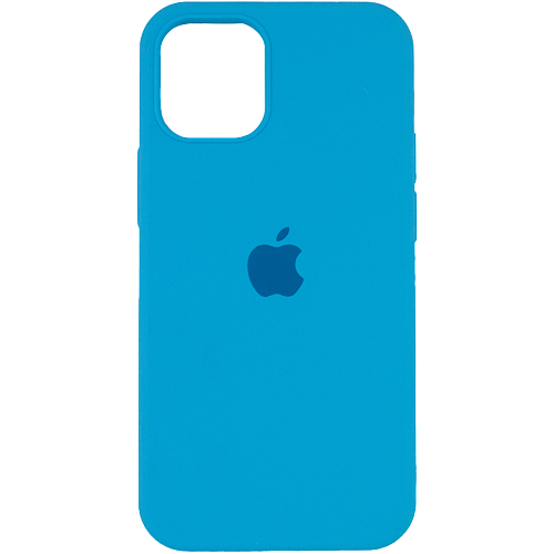 Чехол Silicone Case для Apple iPhone 14 Plus (Blue Fog) AA