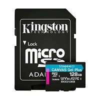 Карта пам'яті KINGSTON microSDXC Canvas Go Plus 128Gb Class 10 UHS-3 (R-170MB/s) + SD адаптер (SDCG3/128GB) - придбати в Дніпрі, Україні: ціна, характеристики | інтернет-магазин TOUCH Карта пам'яті KINGSTON microSDXC Canvas Go Plus 128Gb Class 10 UHS-3 (R-170MB/s) + SD адаптер (SDCG3/128GB) - придбати в Дніпрі, Україні: ціна, характеристики | інтернет-магазин TOUCH