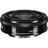 Объектив Sony E 20mm f/2.8 Black (SEL20F28) Объектив Sony E 20mm f/2.8 Black (SEL20F28)