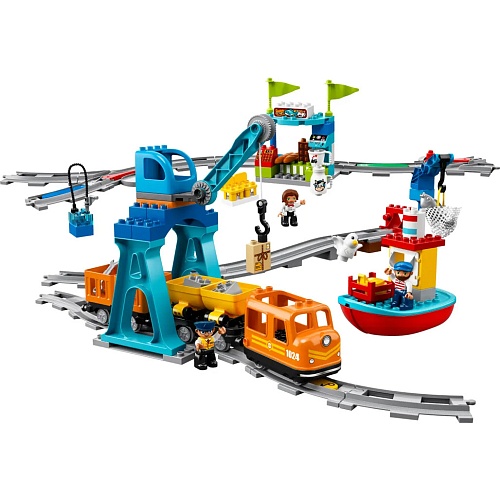 Конструктор LEGO DUPLO Town Грузовой поезд (10875)