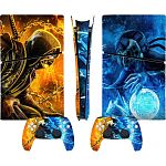 Наклейки для консоли DK Console Skin Sticker для PS5 Slim Digital (0118)