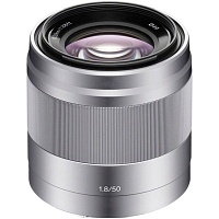 Объектив Sony E 50mm f/1.8 OSS Silver (SEL50F18)