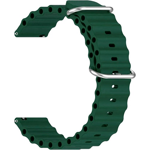 Универсальный ремешок для смарт-часов Ocean Band 20mm Forest Green
