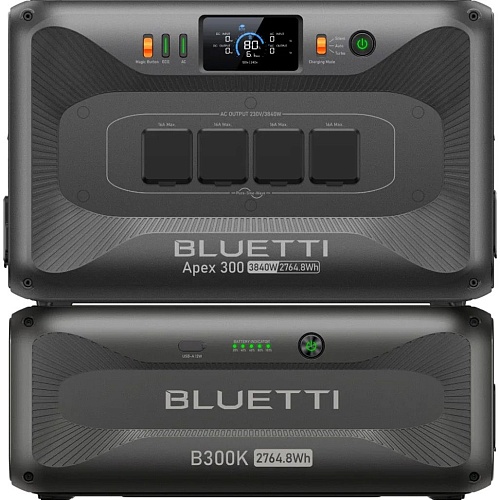 Зарядна станція BLUETTI Apex 300 + B300K - придбати в Дніпрі, Україні: ціна, характеристики | інтернет-магазин TOUCH Зарядна станція BLUETTI Apex 300 + B300K - придбати в Дніпрі, Україні: ціна, характеристики | інтернет-магазин TOUCH