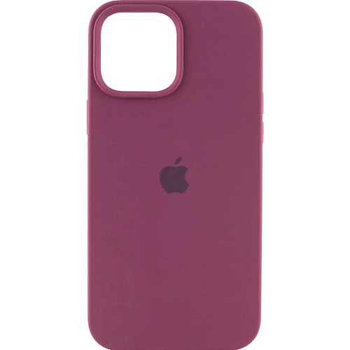 Чехол Silicone Case для Apple iPhone 15 Pro Max Plum AA