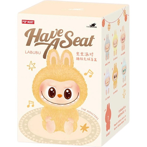 Фигурка POP MART LabubuTown THE MONSTERS: Have a Seat Single Box 15 см (High Copy)