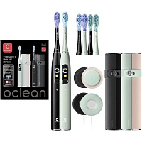 Електрична зубна щітка Oclean X Ultra 20 S Duo Set Green+Black (6970810557152) - придбати в Дніпрі, Україні: ціна, характеристики | інтернет-магазин TOUCH