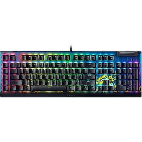 Клавіатура Razer BlackWidow V4 X Yellow Switch Fortnite Edition (RZ03-04703600-R3M1) - придбати в Дніпрі, Україні: ціна, характеристики | інтернет-магазин TOUCH