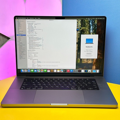 Ноутбук Apple MacBook Pro 16'' M1 Pro 16GB/512GB MK183 Space Gray 2021 (QCW2) Б/У