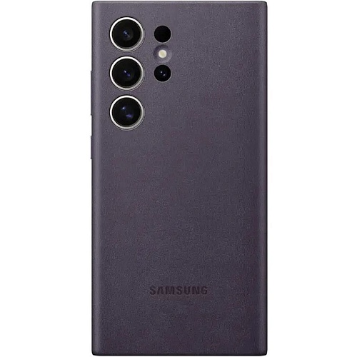 Чехол Epik Leather Case для Samsung Galaxy S24 Ultra Purple AAA