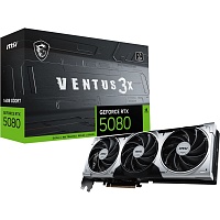 Видеокарта MSI GeForce RTX 5080 16GB VENTUS 3X PLUS (G5080-16V3P) EU