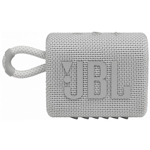 Портативная акустика JBL GO 3 White (JBLGO3WHT)