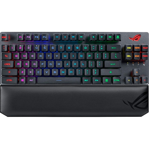 Клавиатура Asus ROG Strix Scope RX TKL Wireless Deluxe RGB USB/WL/BT Black (90MP02J0-BKUA01)
