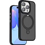 Чехол WiWU Protective Magnetic Alloy Stand Case для Apple iPhone 15 Pro Black
