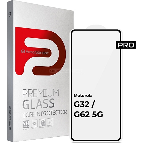 Защитное стекло ArmorStandart Glass Pro для Motorola G32 Black (ARM60623)
