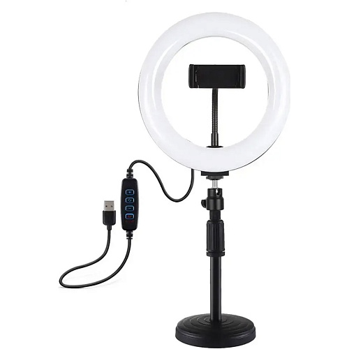 Кільцева LED лампа XO SMN-8 Black (BGD002) - придбати в Дніпрі, Україні: ціна, характеристики | інтернет-магазин TOUCH