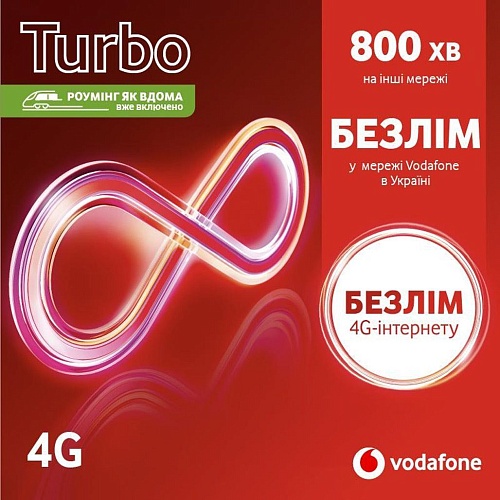 Стартовый пакет Vodafone "Turbo"