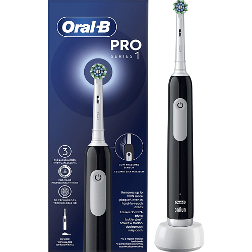 Електрична зубна щітка Oral-B D305 Pro Series 1 Black (D305.513.3) - придбати в Дніпрі, Україні: ціна, характеристики | інтернет-магазин TOUCH