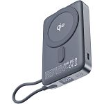 Внешний аккумулятор Choetech Magnetic Wireless B758 10000mAh 35W Grey