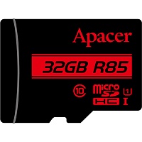 Карта пам'яті Apacer MicroSDHC 32GB Class 10 UHS-I/U1 R85 (AP32GMCSH10U5-R) - придбати в Дніпрі, Україні: ціна, характеристики | інтернет-магазин TOUCH