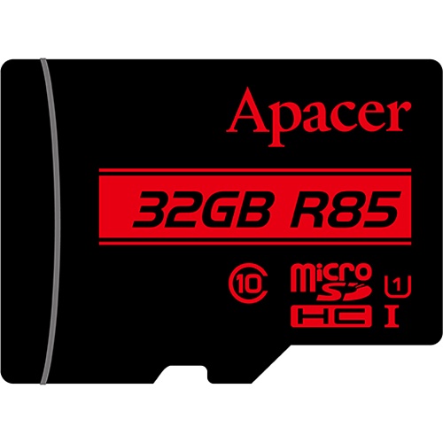 Карта памяти Apacer MicroSDHC 32GB Class 10 UHS-I/U1 R85 (AP32GMCSH10U5-R)