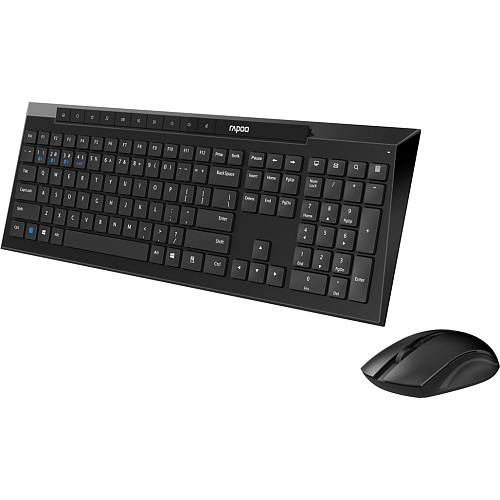 Комплект (клавиатура + мышь) Rapoo 8210M Black
