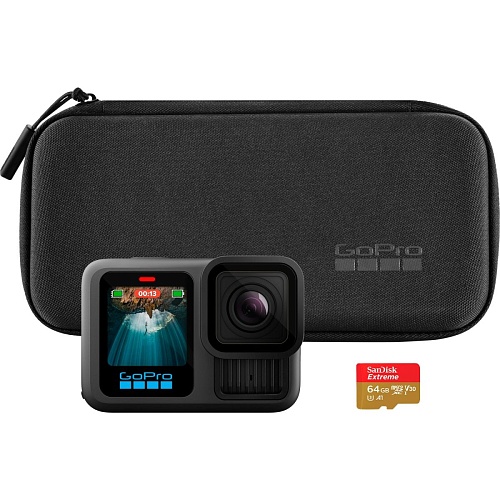 Екшн-камера GoPro HERO 13 Black + Enduro + 64GB SD Card + Box (CHDSB-131-RT) - придбати в Дніпрі, Україні: ціна, характеристики | інтернет-магазин TOUCH