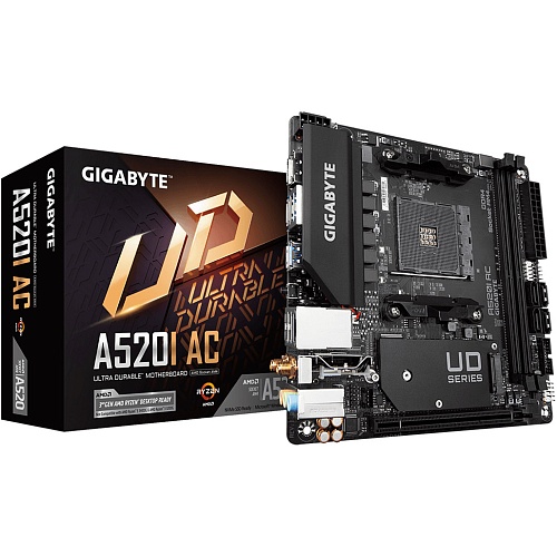 Материнська плата Gigabyte A520I AC - придбати в Дніпрі, Україні: ціна, характеристики | інтернет-магазин TOUCH