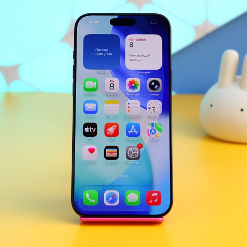 Смартфон Apple iPhone 16 Pro Max 256GB Black Titanium (MYWV3) Б/У