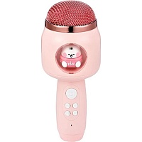 Микрофон с караоке PRC Animals Pink