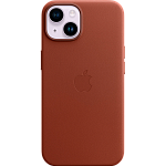 Чехол Apple Leather Case with MagSafe для Apple iPhone 14 Umber (MPP73)