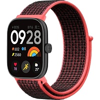 Ремешок ArmorStandart Nylon Loop для Xiaomi Mi Band 8 Pro/9 Pro / Redmi Watch 4/5 Black/Pink (ARM73979) Ремешок ArmorStandart Nylon Loop для Xiaomi Mi Band 8 Pro/9 Pro / Redmi Watch 4/5 Black/Pink (ARM73979)