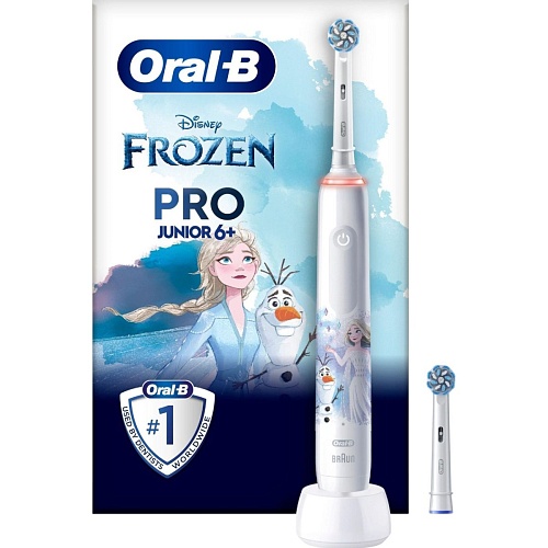 Електрична зубна щітка Oral-B Pro Junior Frozen (D505.523.Z3K) - придбати в Дніпрі, Україні: ціна, характеристики | інтернет-магазин TOUCH