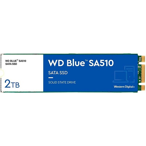 SSD накопитель WD Blue SA510 2TB (WDS200T3B0B)
