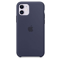 Чехол Silicone Case для Apple iPhone 11 (Midnight Blue) АА