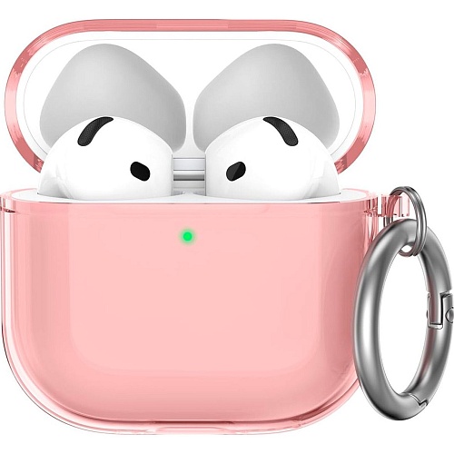 Чохол AhaStyle Silicone Case для Apple AirPods 4 Transparent Pink (CP-WG164-CPK) - придбати в Дніпрі, Україні: ціна, характеристики | інтернет-магазин TOUCH