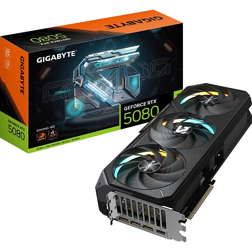 Видеокарта Gigabyte GeForce RTX 5080 Gaming 16GB (GV-N5080GAMING-16GD) UA