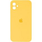 Чехол Silicone Case Camera Protect для Apple iPhone 16 Sunny Yellow AA