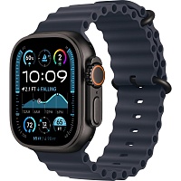 Смарт-часы Apple Watch Ultra 2 49mm Black Titanium Case with Navy Ocean Band (MYTC3+MYPA3)