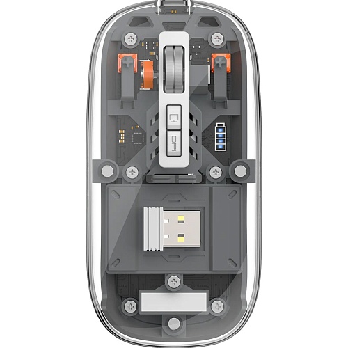 Мышь WiWU WM105 Crystal Wireless Grey
