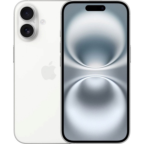 Смартфон Apple iPhone 16 256GB eSim White (MYAY3)